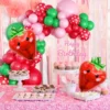 Arcada Baloane Capsuni Pentru Decor Petreceri 125 Piese