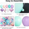 Set Baloane Sirena 127 Piese Pentru Decor Petreceri