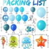 Arcada Baloane Set Tematica Ocean 127 Piese