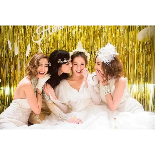 perdea decorativa gold
