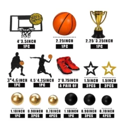 Decoratiune Tort Zi De Nastere Tematica Basket