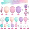 Set Baloane Sirena 127 Piese Pentru Decor Petreceri