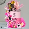 Decoratiune Tort Premium Glam Party Pink Gold