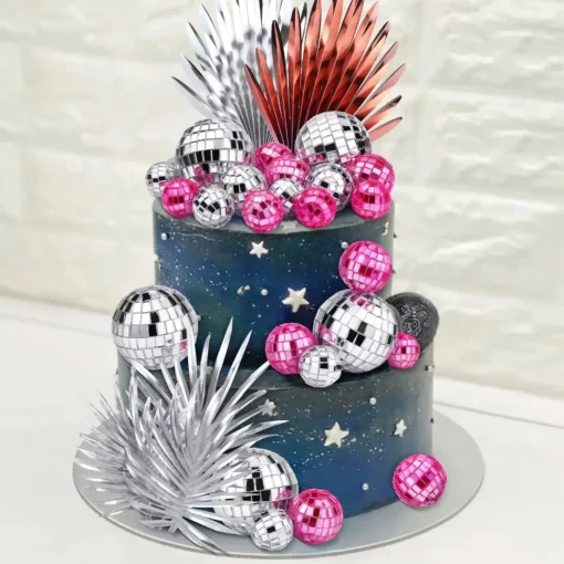 Set Decor Tort Disco Party Pentru Aniversari