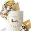 Decoratiune Tort Aniversare Royal Gold