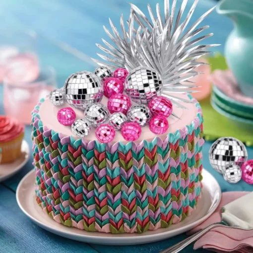 Set Decor Tort Disco Party Pentru Aniversari