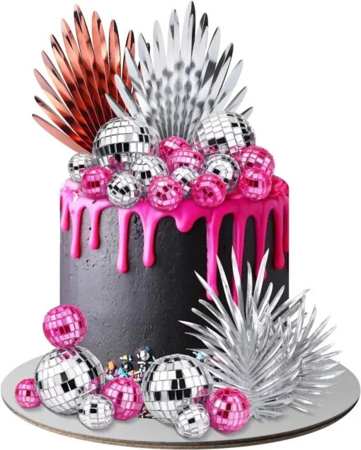 Set Decor Tort Disco Party Pentru Aniversari