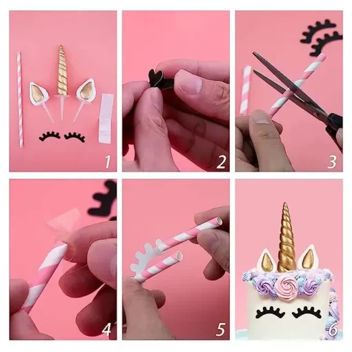 Decor Pentru Tort Model Magical Unicorn
