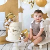 Decoratiune Tort Aniversare Royal Gold