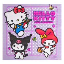 Set 12 Servetele Aniversare Petrecere Hello Kitty