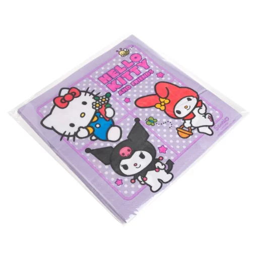Set 12 Servetele Aniversare Petrecere Hello Kitty