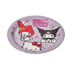Set 6 Farfurii Aniversare Petrecere Hello Kitty 18 cm
