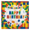 Set 20 Servetele Aniversare Petrecere Tematica Jocuri Lego