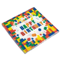 Set 20 Servetele Aniversare Petrecere Tematica Jocuri Lego