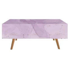 Fata De Masa Petrecere Aniversare Lila Marble Gold