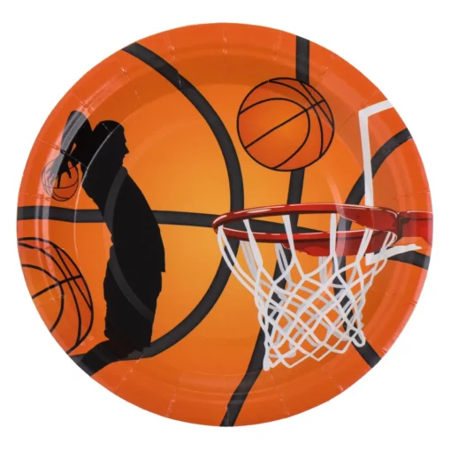 Set 6 Farfurii Aniversare Petrecere Tematica Basketball