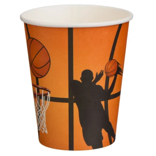 Set 6 Pahare Aniversare Petrecere Tematica Basketball