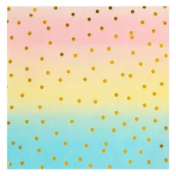 Set 12 Servetele Aniversare Petrecere Colorata Ombre