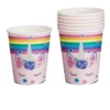 Set 6 Pahare Petrecere Rainbow Magical Unircorn