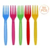 Set 50 Furculite Din Plastic Pentru Petrecere Multicolore