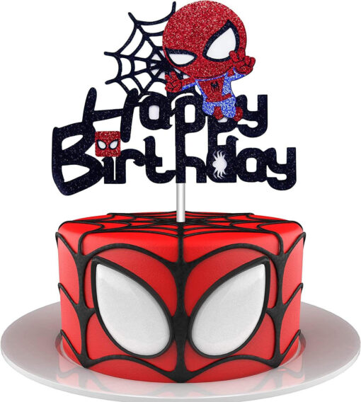 Topper tort Spiderman Happy Birthday