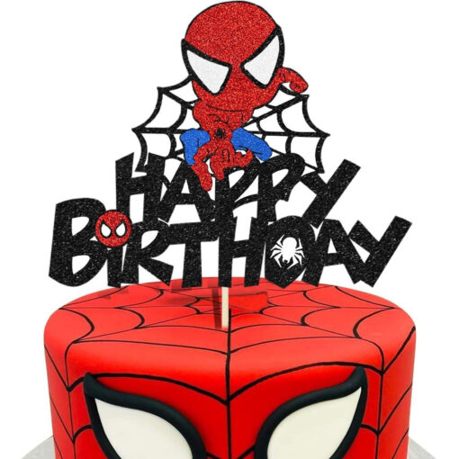 Topper tort Spiderman Happy Birthday