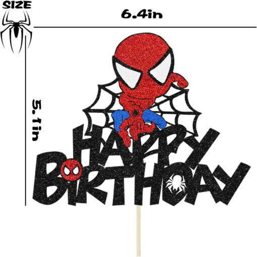 Topper tort Spiderman Happy Birthday