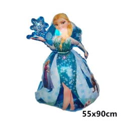 Balon folie figurina Printesa Ghetii dimensiune 55x90 cm